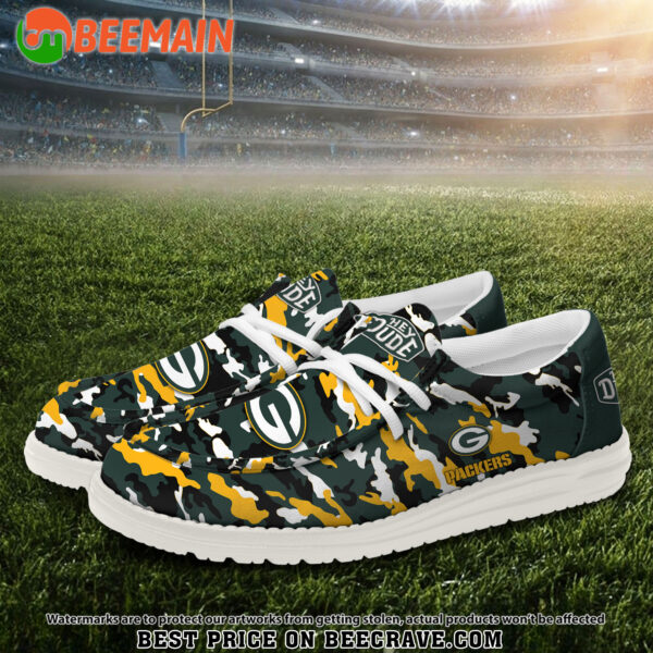 Tubopro Green Bay Packers Personalized Hey Dude Shoes For Men And Women - Image 2