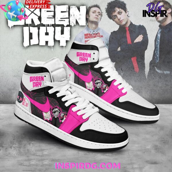 Tubopro Green Day AJ1 High Sneakers Shoes For Men And Women - Image 3