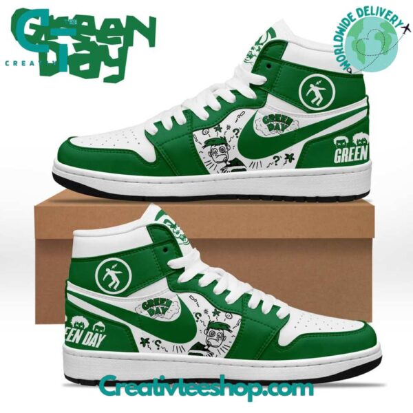 Tubopro Green Day AJ1 High Sneakers Shoes For Men And Women