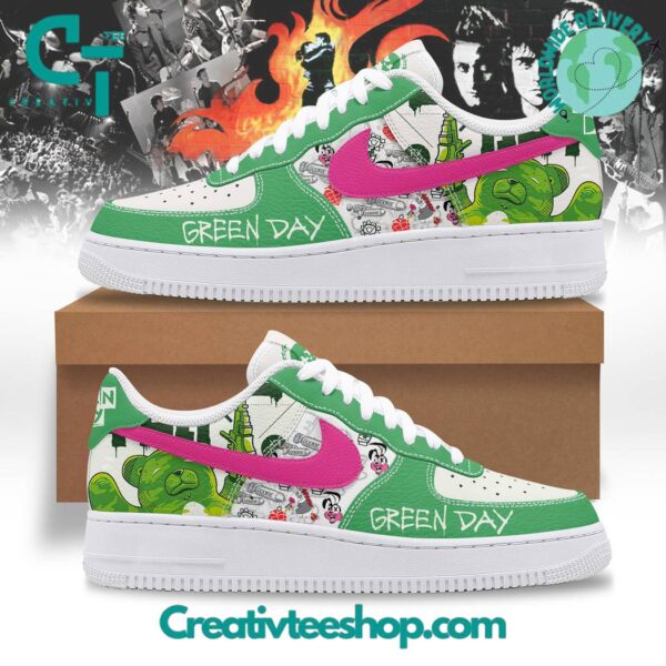 Tubopro Green Day Band Air Low-Top Sneakers Shoes For Men And Women