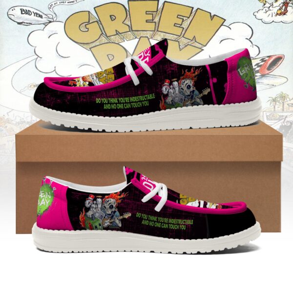 Tubopro Green Day Personalized Hey Dude Shoes For Men And Women