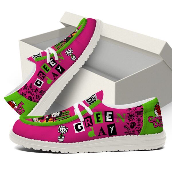 Tubopro Green Day Personalized Hey Dude Shoes For Men And Women - Image 2