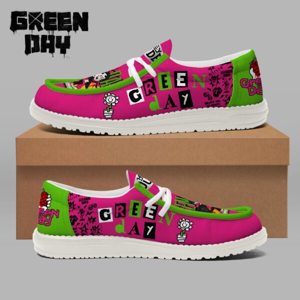 Tubopro Green Day Personalized Hey Dude Shoes For Men And Women