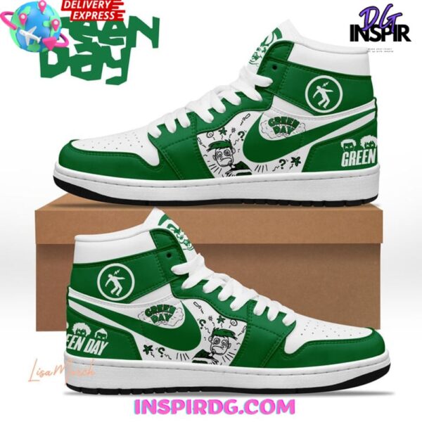 Tubopro Green Day High Sneakers Shoes For Men And Women