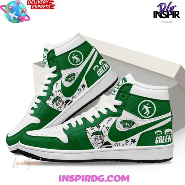Tubopro Green Day High Sneakers Shoes For Men And Women - Image 2