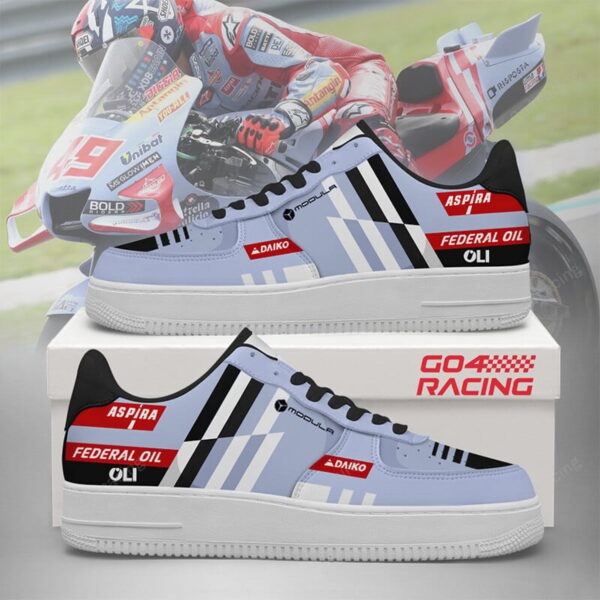 Tubopro Gresini Racing Ducati Air Low-Top Sneakers Shoes For Men And Women