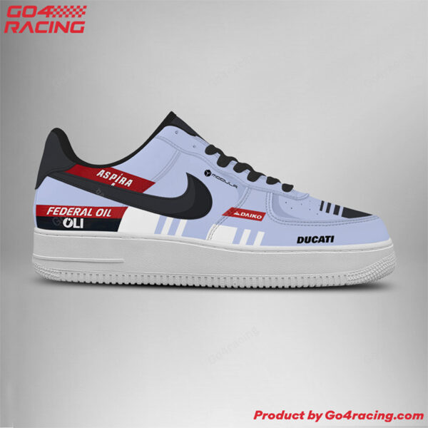 Tubopro Gresini Racing Ducati Air Low-Top Sneakers Shoes For Men And Women - Image 3