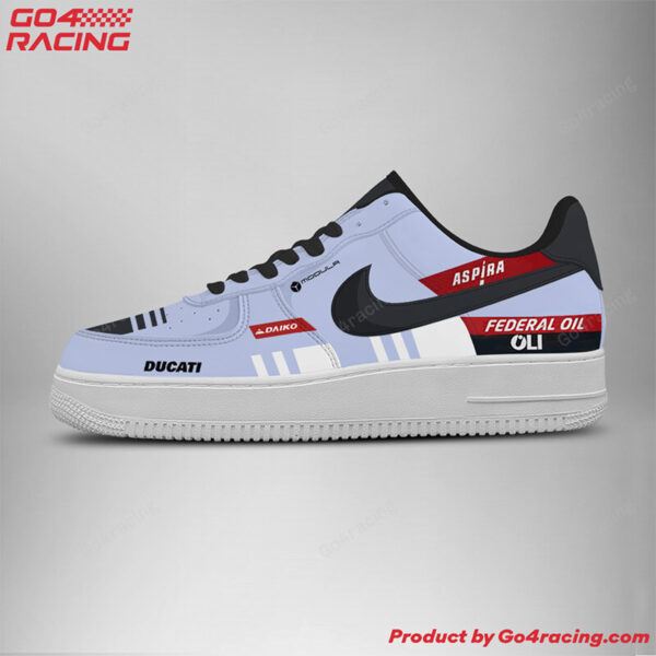 Tubopro Gresini Racing Ducati Air Low-Top Sneakers Shoes For Men And Women - Image 2