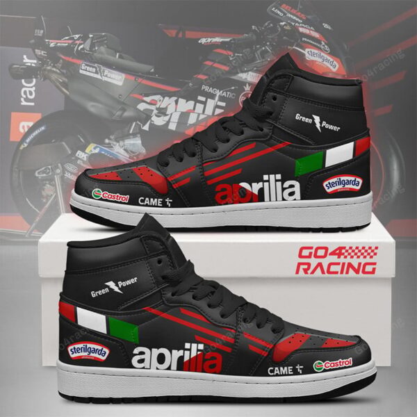 Tubopro Gresini Racing Ducati AJ1 High Sneakers Shoes For Men And Women