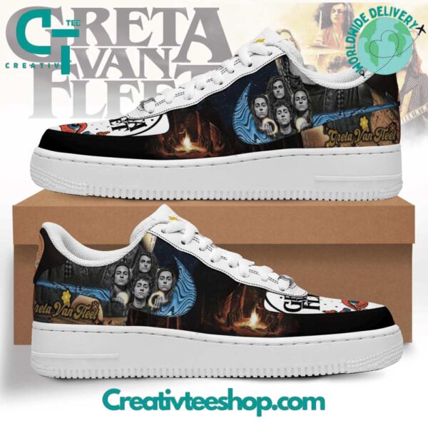 Tubopro Greta Van Fleet Air Low-Top Sneakers Shoes For Men And Women