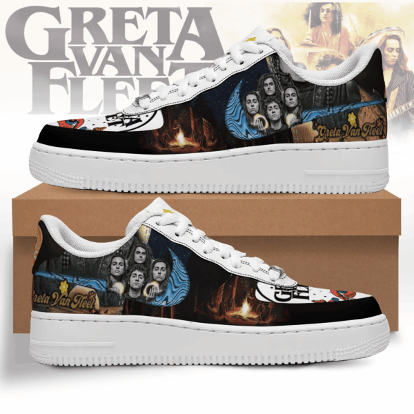 Tubopro Greta Van Fleet Air Low-Top Sneakers Shoes For Men And Women