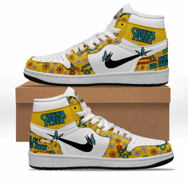 Tubopro Greta Van Fleet AJ1 High Sneakers Shoes For Men And Women