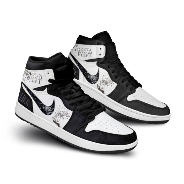 Tubopro Greta Van Fleet AJ1 High Sneakers Shoes For Men And Women - Image 3