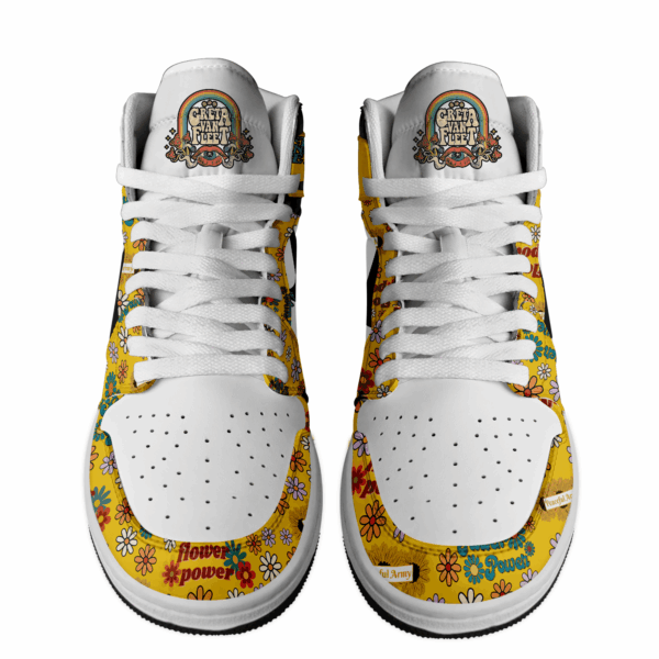 Tubopro Greta Van Fleet AJ1 High Sneakers Shoes For Men And Women - Image 2