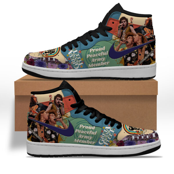 Tubopro Greta Van Fleet AJ1 High Sneakers Shoes For Men And Women - Image 2