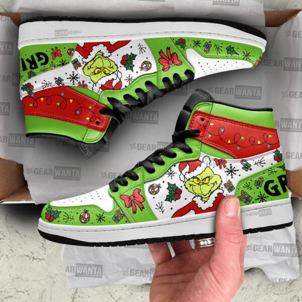 Tubopro Grinch AJ1 High Sneakers Shoes For Men And Women