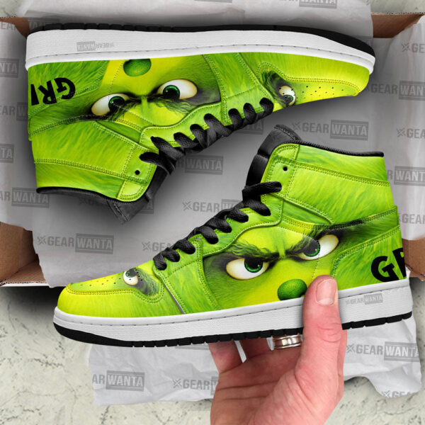 Tubopro Grinch AJ1 High Sneakers Shoes For Men And Women