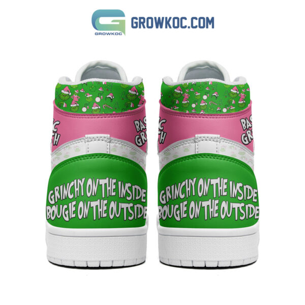 Tubopro Grinch AJ1 High Sneakers Shoes For Men And Women - Image 2