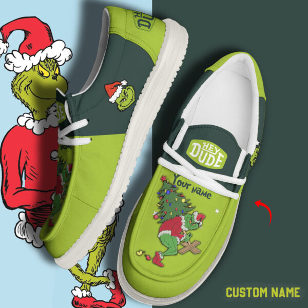 Tubopro Grinch Personalized Hey Dude Shoes For Men And Women