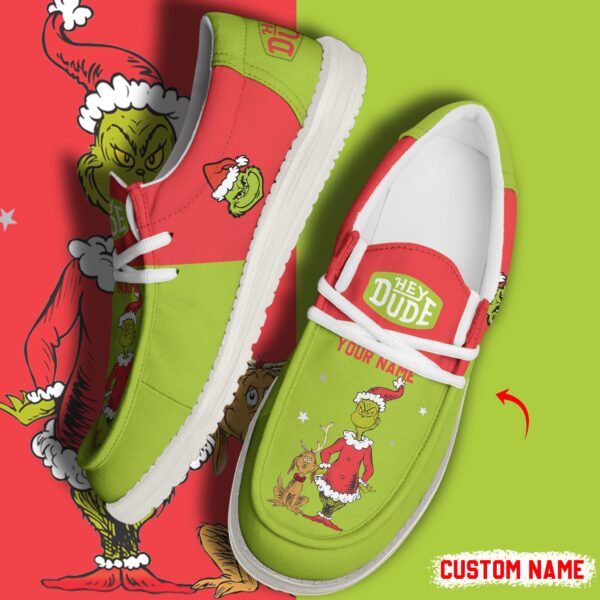 Tubopro Grinch Personalized Hey Dude Shoes For Men And Women