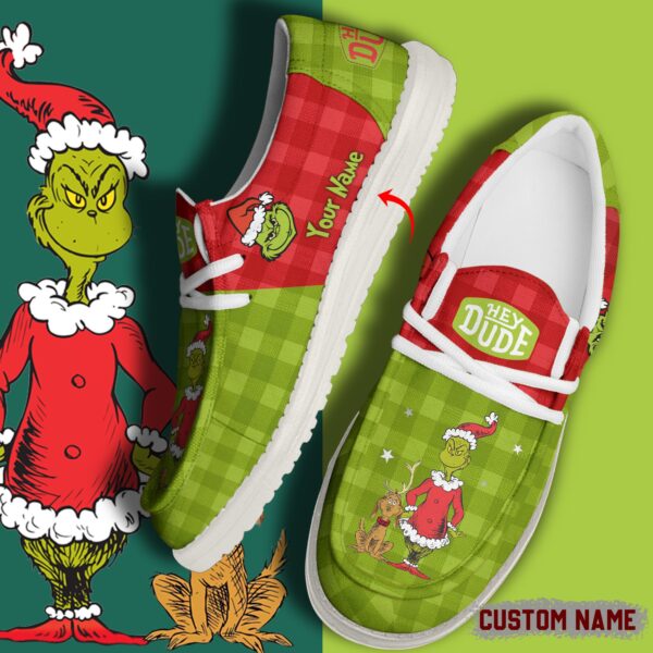 Tubopro Grinch Personalized Hey Dude Shoes For Men And Women