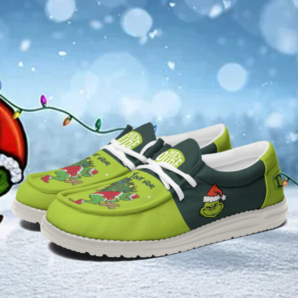 Tubopro Grinch Personalized Hey Dude Shoes For Men And Women - Image 2