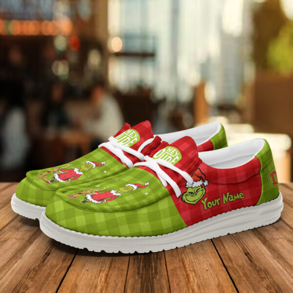 Tubopro Grinch Personalized Hey Dude Shoes For Men And Women - Image 3