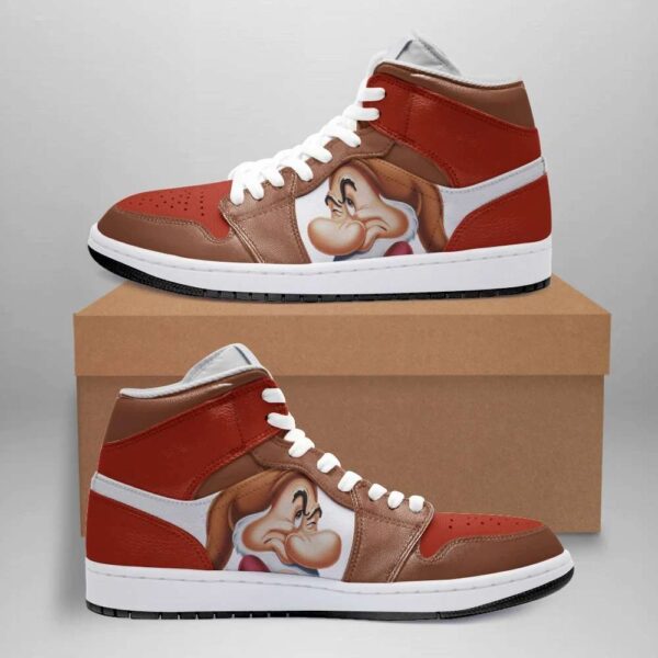 Tubopro Grumpy Dwarf AJ1 High Sneakers Shoes For Men And Women - Image 2