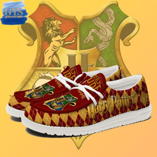 Tubopro Gryffindor Harry Potter Personalized Hey Dude Shoes For Men And Women