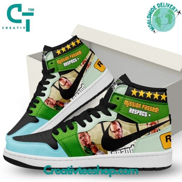 Tubopro GTA AJ1 High Sneakers Shoes For Men And Women - Image 2