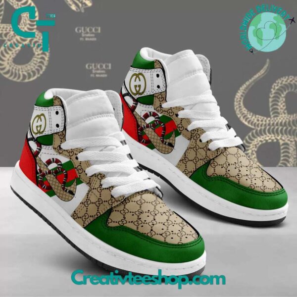 Tubopro Gucci AJ1 High Sneakers Shoes For Men And Women - Image 2