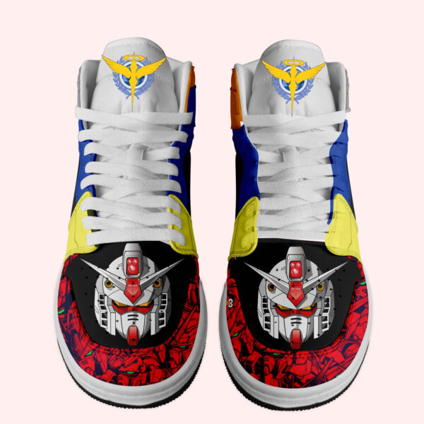 Tubopro Gundam AJ1 High Sneakers Shoes For Men And Women - Image 2