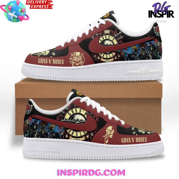 Tubopro Guns N Roses Air Low-Top Sneakers Shoes For Men And Women - Image 2