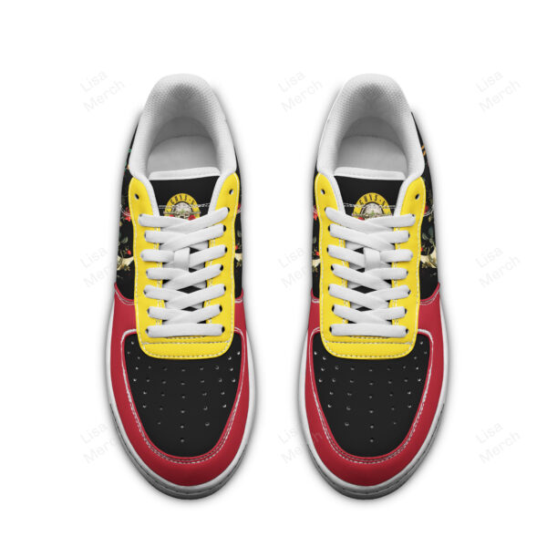 Tubopro Guns N Roses Air Low-Top Sneakers Shoes For Men And Women - Image 5