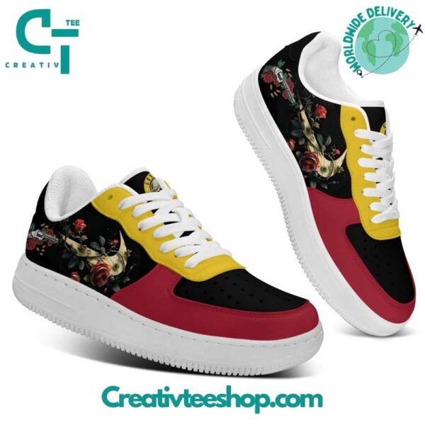 Tubopro Guns n Roses Air Low-Top Sneakers Shoes For Men And Women - Image 2