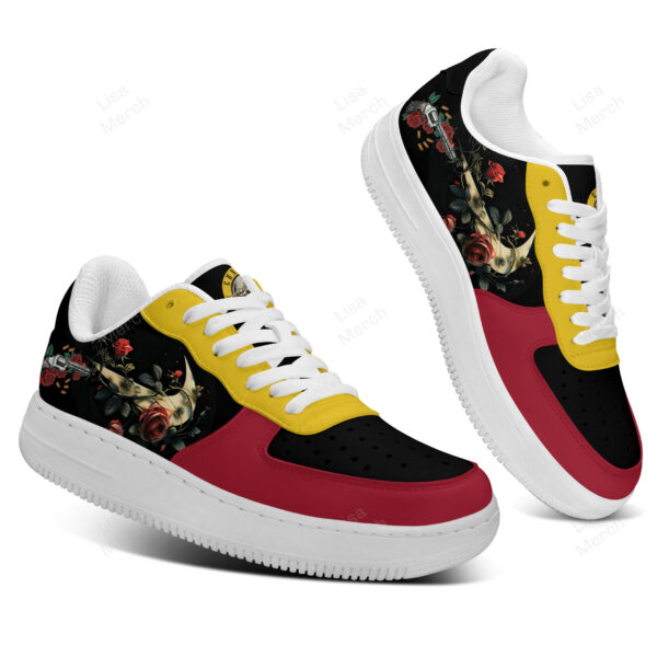 Tubopro Guns N Roses Air Low-Top Sneakers Shoes For Men And Women - Image 4