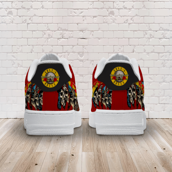 Tubopro Guns N Roses Air Low-Top Sneakers Shoes For Men And Women - Image 2