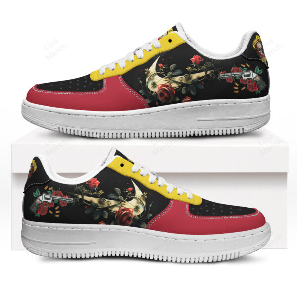 Tubopro Guns N Roses Air Low-Top Sneakers Shoes For Men And Women - Image 6