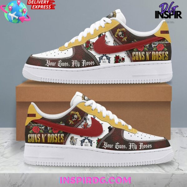Tubopro Guns Nâ Roses Air Low-Top Sneakers Shoes For Men And Women - Image 2