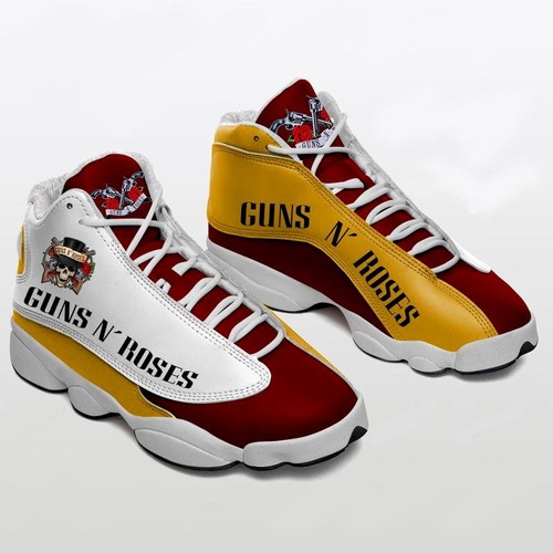 Tubopro Guns N Roses AJ13 Sneakers Shoes For Men And Women