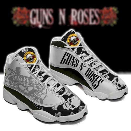Tubopro Guns N Roses AJ13 Sneakers Shoes For Men And Women