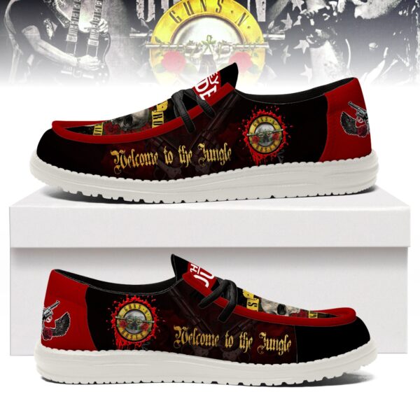 Tubopro Guns N Roses Personalized Hey Dude Shoes For Men And Women