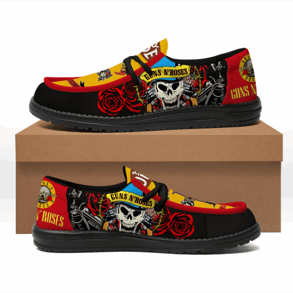 Tubopro Guns N Roses Personalized Hey Dude Shoes For Men And Women - Image 4