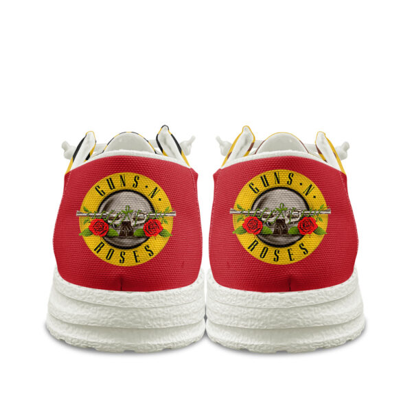 Tubopro Guns N Roses Hey Dude Shoes For Men And Women - Image 4