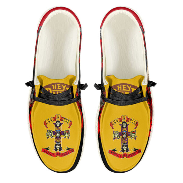 Tubopro Guns N Roses Hey Dude Shoes For Men And Women - Image 3