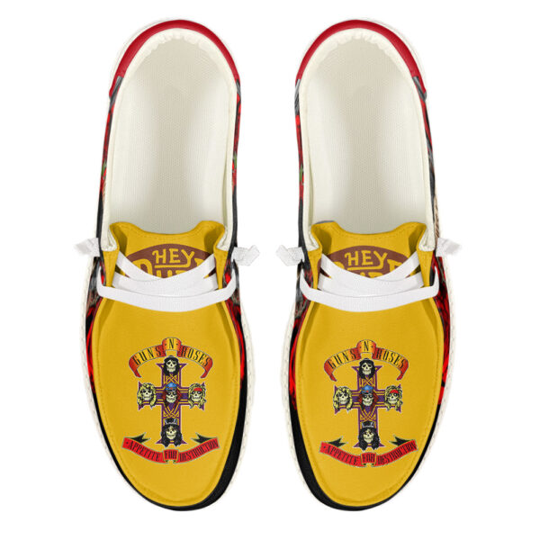Tubopro Guns N Roses Hey Dude Shoes For Men And Women - Image 2