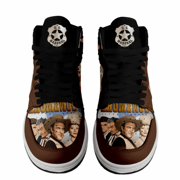 Tubopro Gunsmoke AJ1 High Sneakers Shoes For Men And Women - Image 2