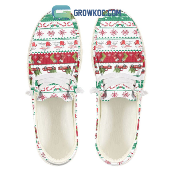 Tubopro Hallmark Its A Christmas Personalized Hey Dude Shoes For Men And Women - Image 4