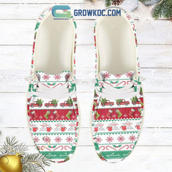 Tubopro Hallmark Its A Christmas Personalized Hey Dude Shoes For Men And Women