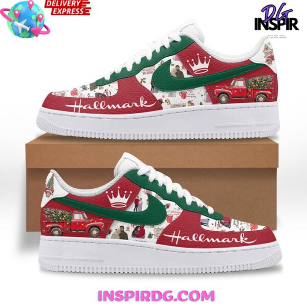 Tubopro Hallmark Merry Christmas Air Low-Top Sneakers Shoes For Men And Women - Image 2